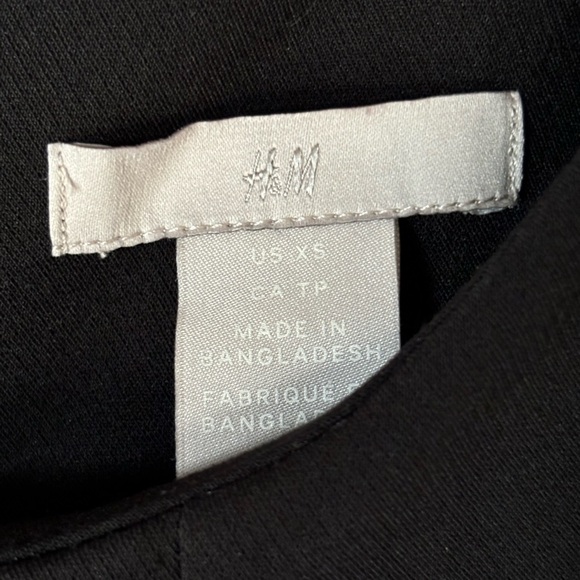 H&M sheath belted black Dress - Picture 8 of 8